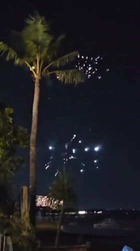 Beach party with DJ, fireworks documented in Denpasar
