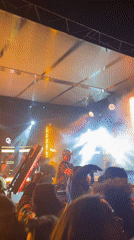 Early Morning DJ Performance Draws Crowd in Buenos Aires