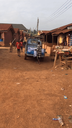 Morning village life documented in Isieke, Nigeria