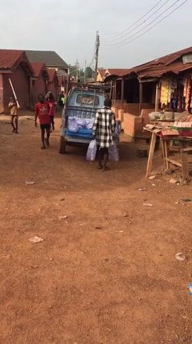 Morning village life documented in Isieke, Nigeria