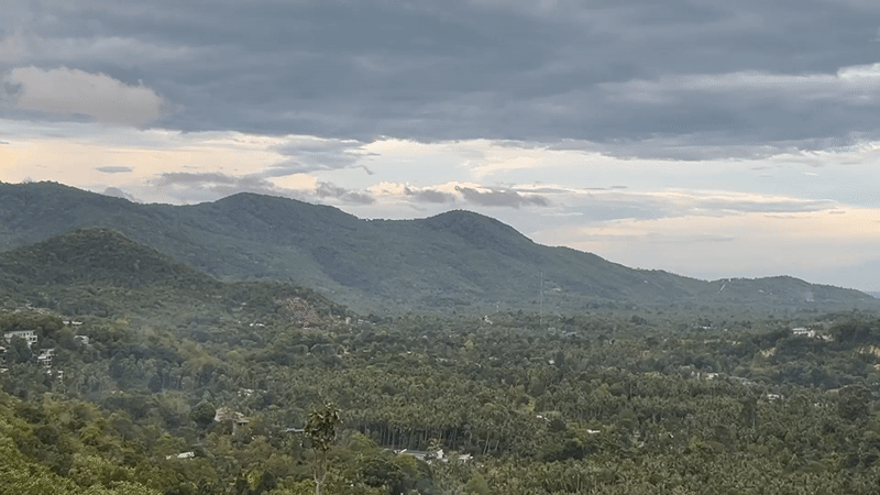 Tropical landscape documented in Baan Hin Kong, Thailand