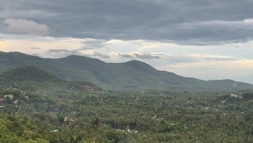 Tropical landscape documented in Baan Hin Kong, Thailand