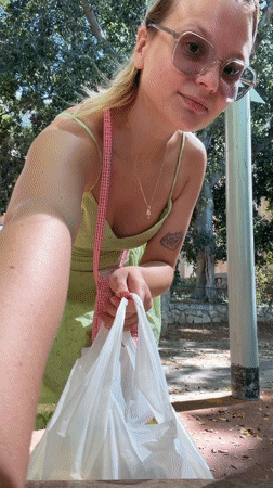 Errands, dogs, and a hashtag — a quiet afternoon in Tel Aviv