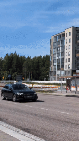 Cars drive past apartments, parking tickets issued in Vantaa
