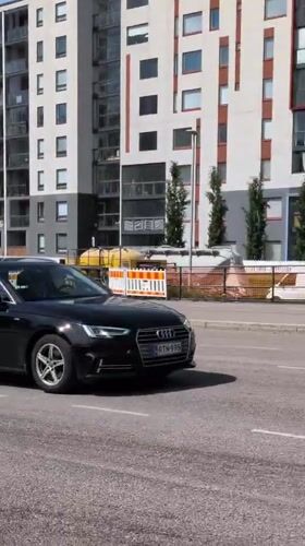 Cars drive past apartments, parking tickets issued in Vantaa