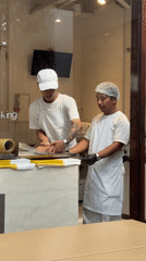 Morning food prep and dining captured in North Kuta