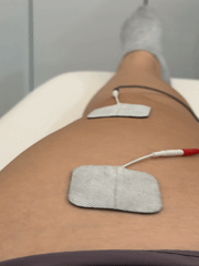 Medical examination with electrodes conducted in Tlaxcalancingo, Mexico