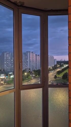 Saint Petersburg twilight views from above, with an indoor portrait