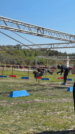 Obstacle course event held in Khvalynsk Russia