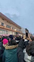 Street protest draws large crowd in Ushuaia, Argentina