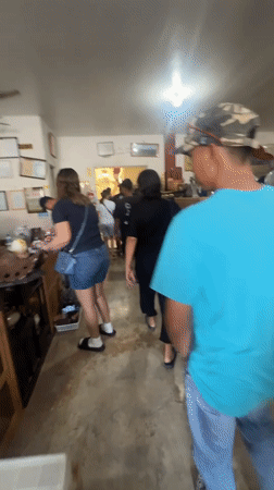 Group sorts through belongings in Davao City storage facility
