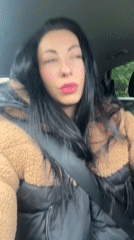 Woman in black jacket observed talking in car, Warrington
