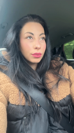 Woman in black jacket observed talking in car, Warrington