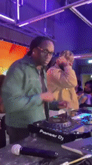 DJ performs late-night set at Paris club with Eiffel Tower backdrop