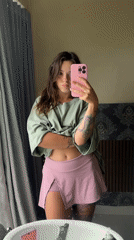 Woman documents night out with selfies, meal, and store visit