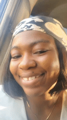 Woman in white top filmed in close-up in Gwagwada