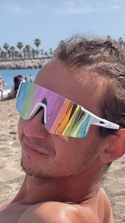 Beach day in Málaga with snorkeling gear and card games