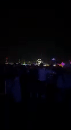 Large outdoor music festival documented in Indio, California