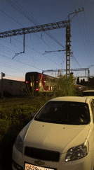 Evening street life documented across multiple Sochi locations