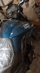 Cloud Energy warehouse reveals electric motorcycle, fans, solar equipment
