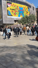Barcelona street life documented across square, bakery, alleyway