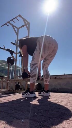 Morning Exercise and Stroll Captured in Prijevor, Montenegro