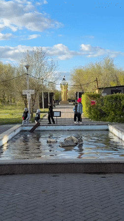 Ordinary life moments captured across Aksay, Kazakhstan afternoon