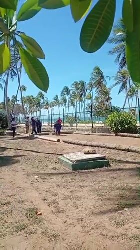 Clear skies recorded at Venezuela's Playa El Agua beach