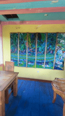 Slow morning at an artsy Ubud guesthouse, breakfast included