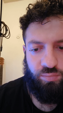 Man photographed near microphone setup in Diepholz