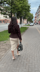 Ordinary pedestrian activity observed in Izhevsk public spaces