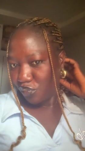 Woman Records Video Messages in Ado, Nigeria
