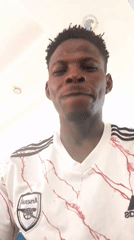 Arsenal fan photographed in Akwanga, Nigeria