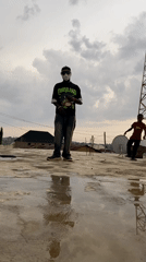 Rooftop dancing, street markets active in Bukuru Nigeria evening