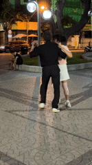 Friday night on Nha Trang's promenade — fountains, dancing, and street life
