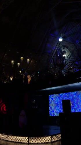 Nightclub interior documented in Kediri, Indonesia