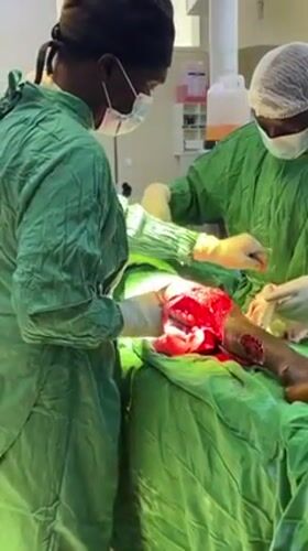 Surgical procedure conducted at Nairobi medical facility