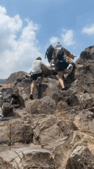 Morning outdoor recreation activities documented around Đà Nẵng waterfalls