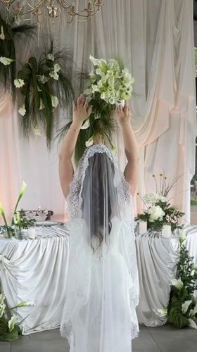 Wedding venue preparations documented in Perm, Russia