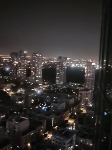 Dubai evening scenes captured: cityscapes, meal, emergency response