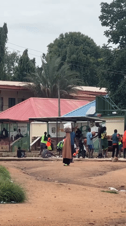 Basketball, construction, and street life in Jos, Nigeria