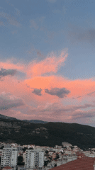 Summer evening in Budva, between the apartment and the coast