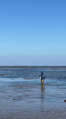 Morning beach scenes documented across Denpasar coastline