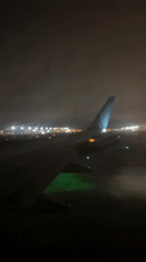 Aircraft observed on tarmac at Sochi airport at night
