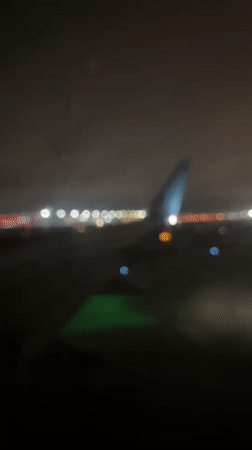 Aircraft observed on tarmac at Sochi airport at night
