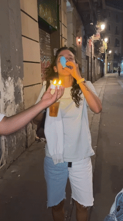 Barcelona nightlife scenes captured across multiple venues Friday evening
