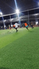 Nighttime soccer match observed in Akwanga, Nigeria