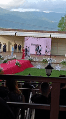 Outdoor graduation ceremony held in Chelopech, Bulgaria