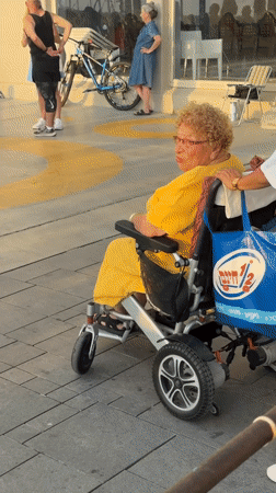 Tel Aviv waterfront: dancing, dogs, and a sunset
