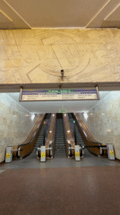 Urban transit scenes documented across unknown metro system